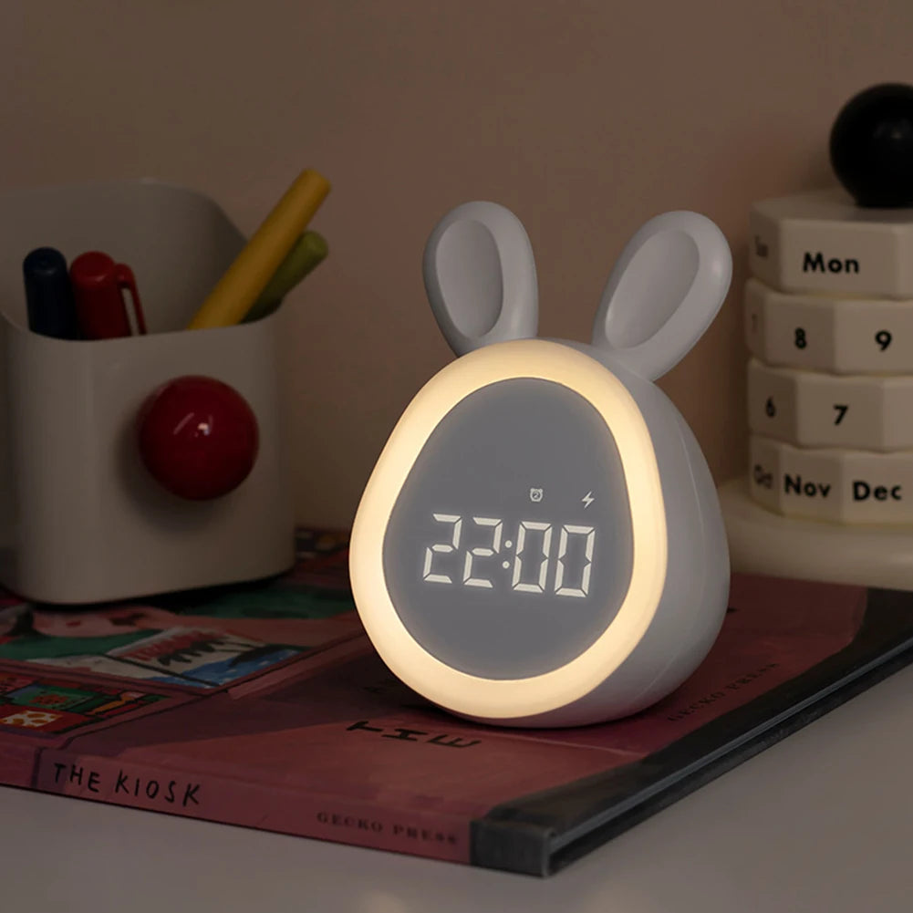 Adorable Rabbit LED Alarm Clock