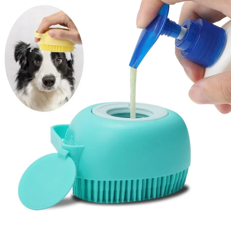 Dog Shampoo Massager Brush - Grooming Bliss