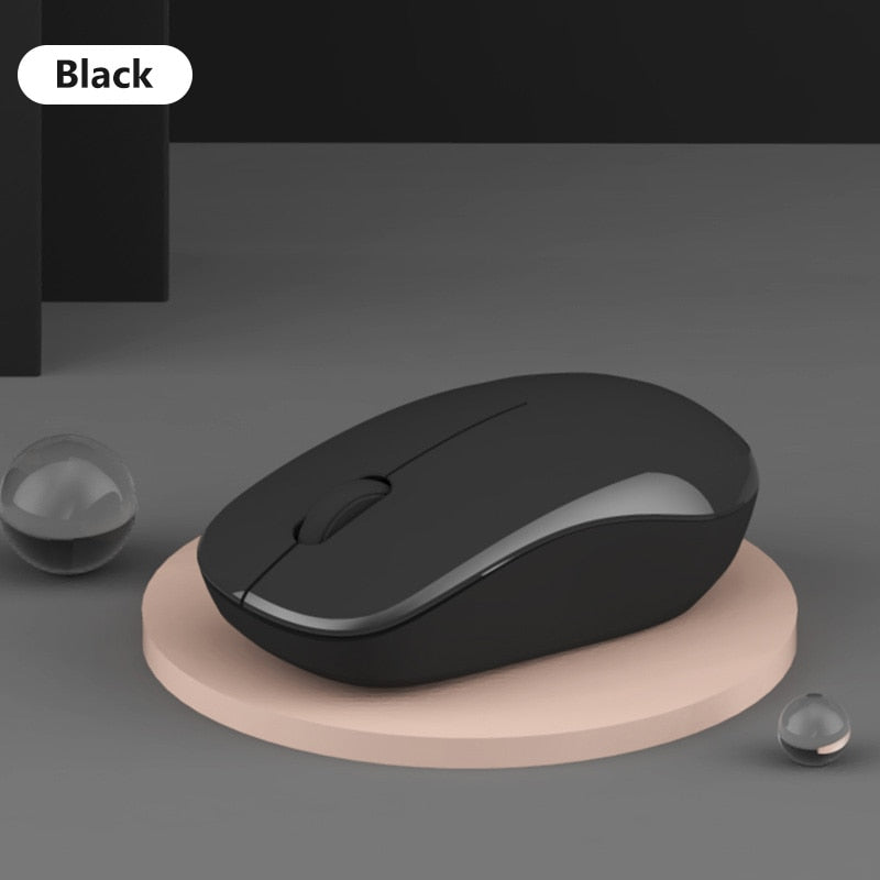Ultraschlanke kabellose Maus – 2,4 G Silent Gaming