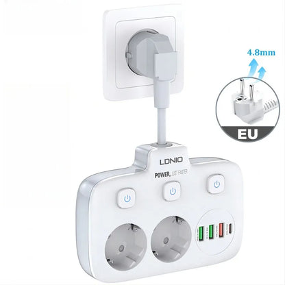 Intelligente Steckdosenleiste mit 3 AC-Anschlüssen, 3520 W