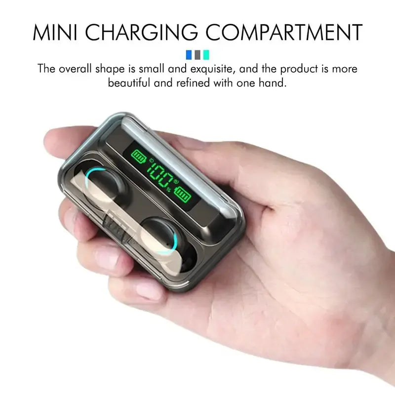 Écouteurs sans fil Bluetooth TWS F9-5C - Casque de sport étanche