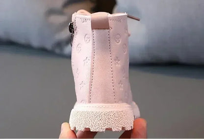 Autumn Winter Plush Children Boots Boys Girls