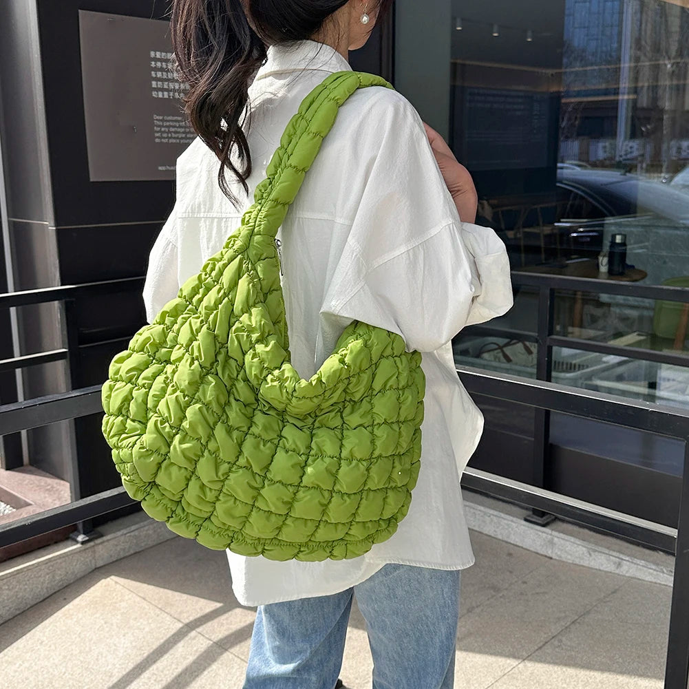 Women's Quilted Cloud Shoulder Bag