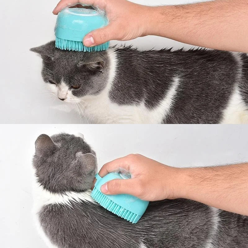 Dog Shampoo Massager Brush - Grooming Bliss