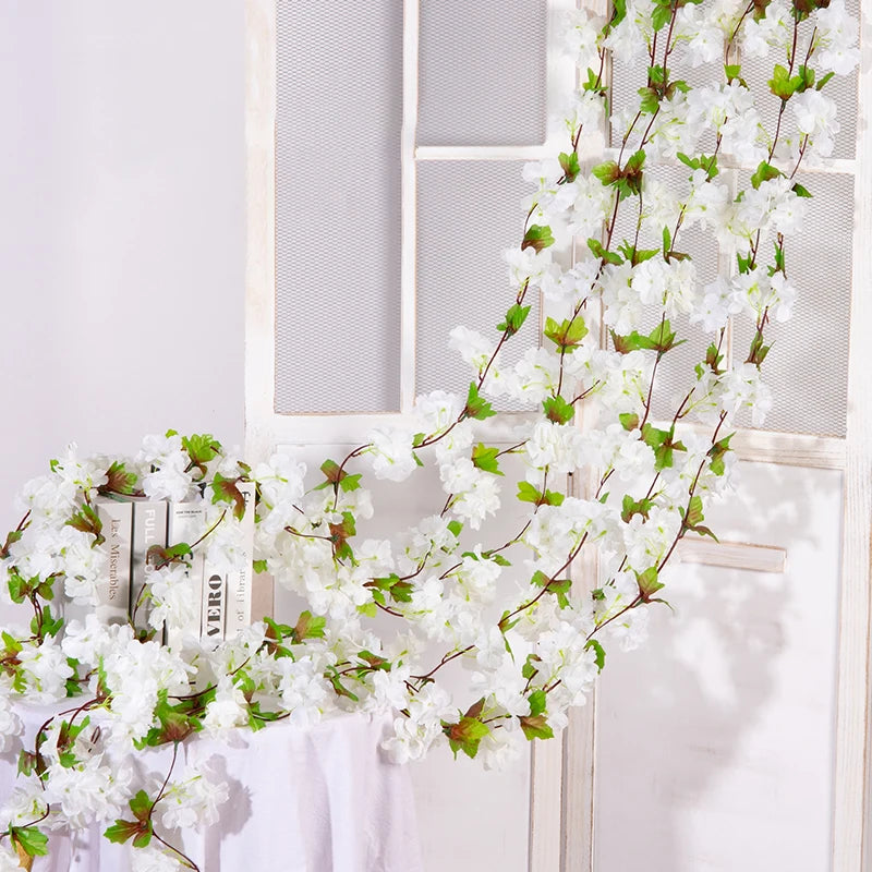 Silk Cherry Blossom Sakura Garland Home & Party Decoration