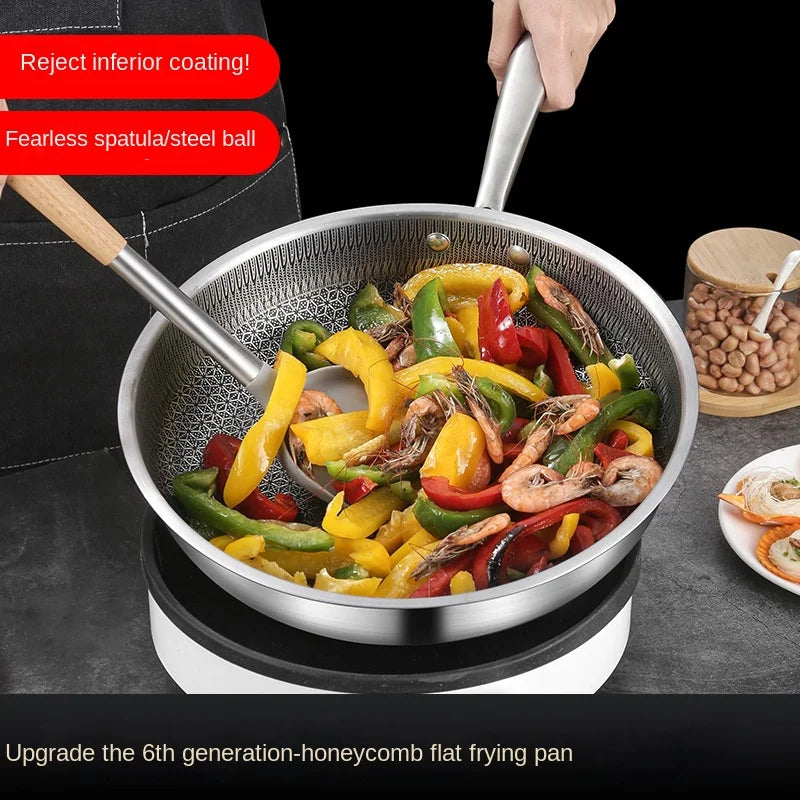 Non-stick  Stainless Steel Frying Pan