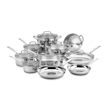 Tri-Ply Clad Stainless Steel Cookware Set