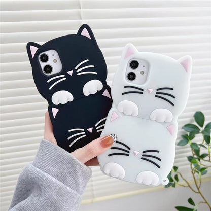 Cute Meow Meow Cat Luminous iPhone Case