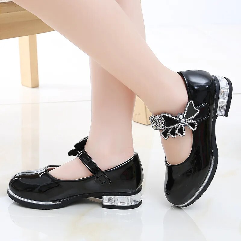 Girls Leather Shoes for Spring Summer