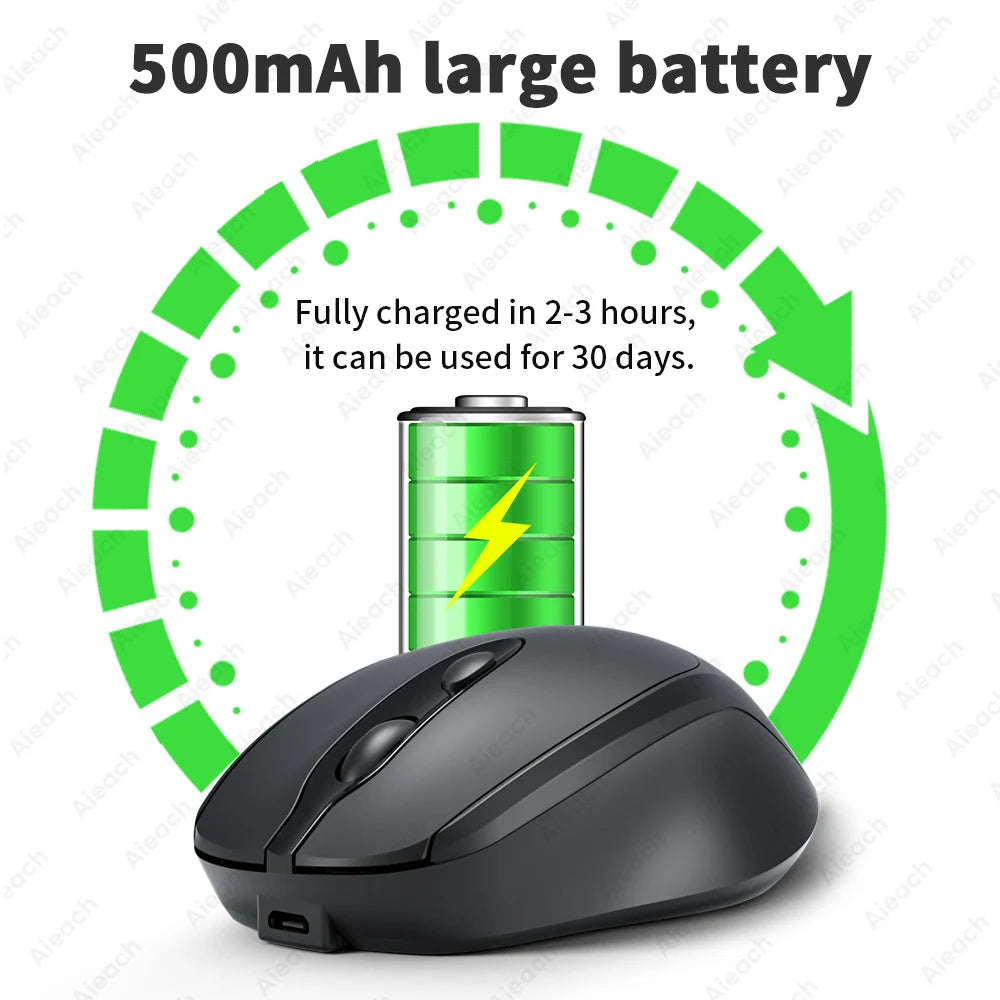 Rechargeable Wireless Bluetooth Mouse