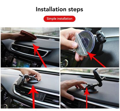 Support universel de téléphone pour pare-brise de voiture