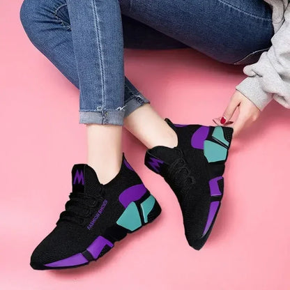 Chaussures à lacets légères et confortables pour femmes - Printemps et automne