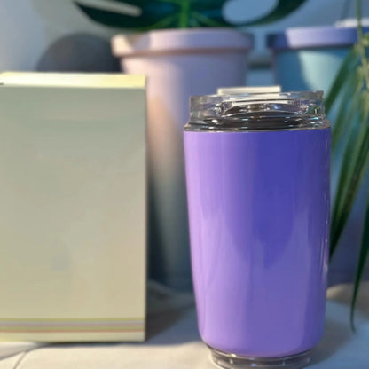 Tragbare 240-ml-Kaffeethermoskanne aus Edelstahl – auslaufsicherer Reisegetränkebecher
