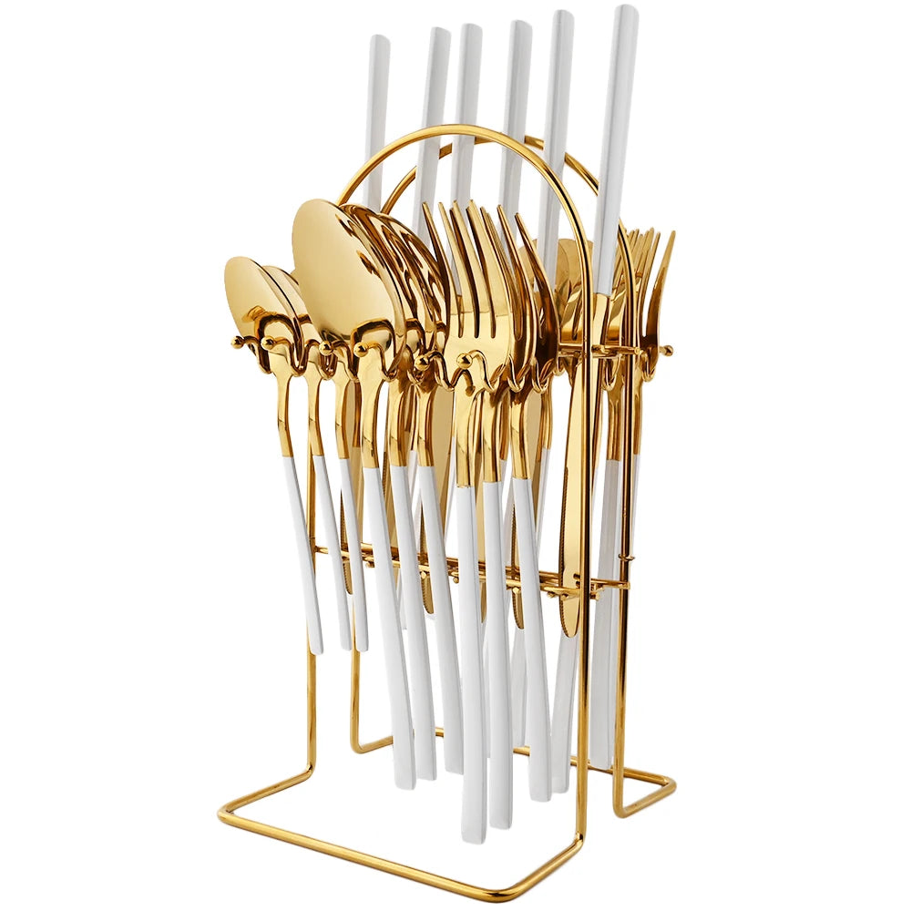 Ensemble de vaisselle étoile en acier inoxydable