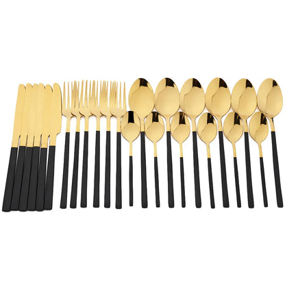 Ensemble de vaisselle étoile en acier inoxydable