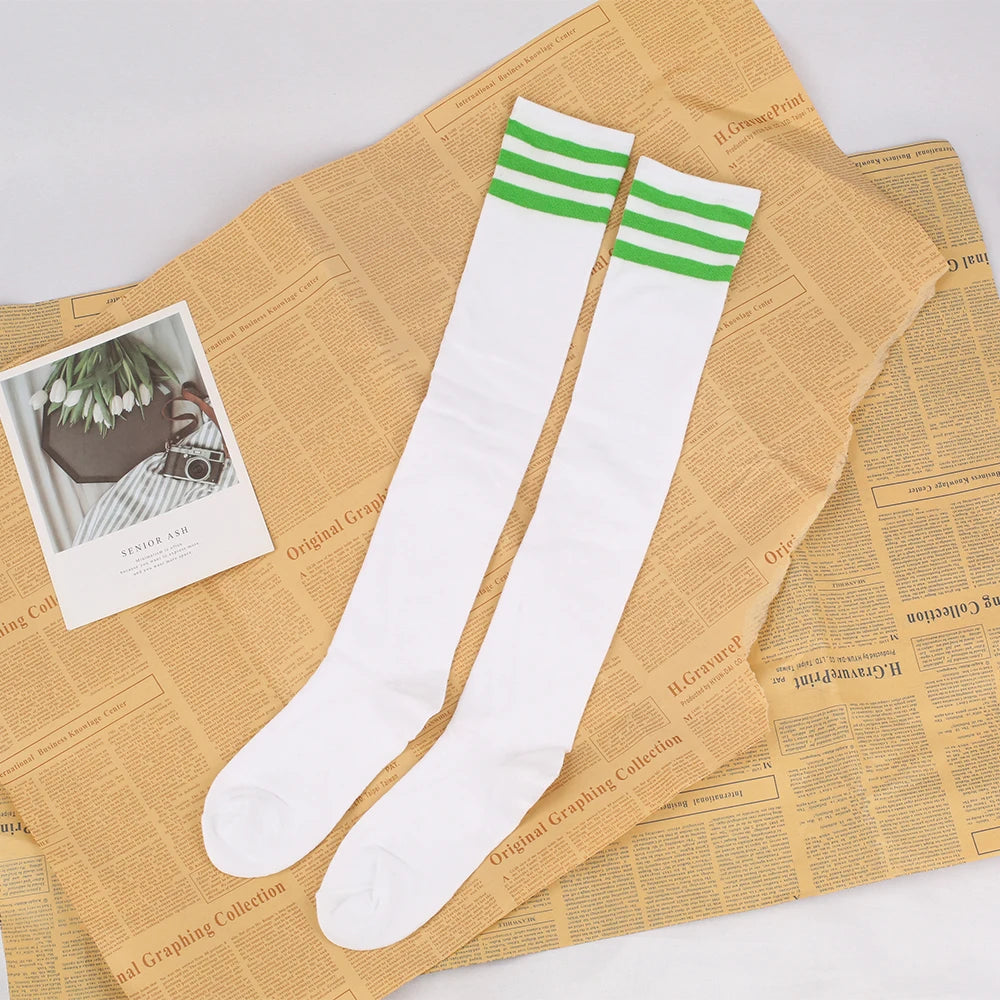 Bowknot Thigh-High Opaque Stretchy Long Stockings