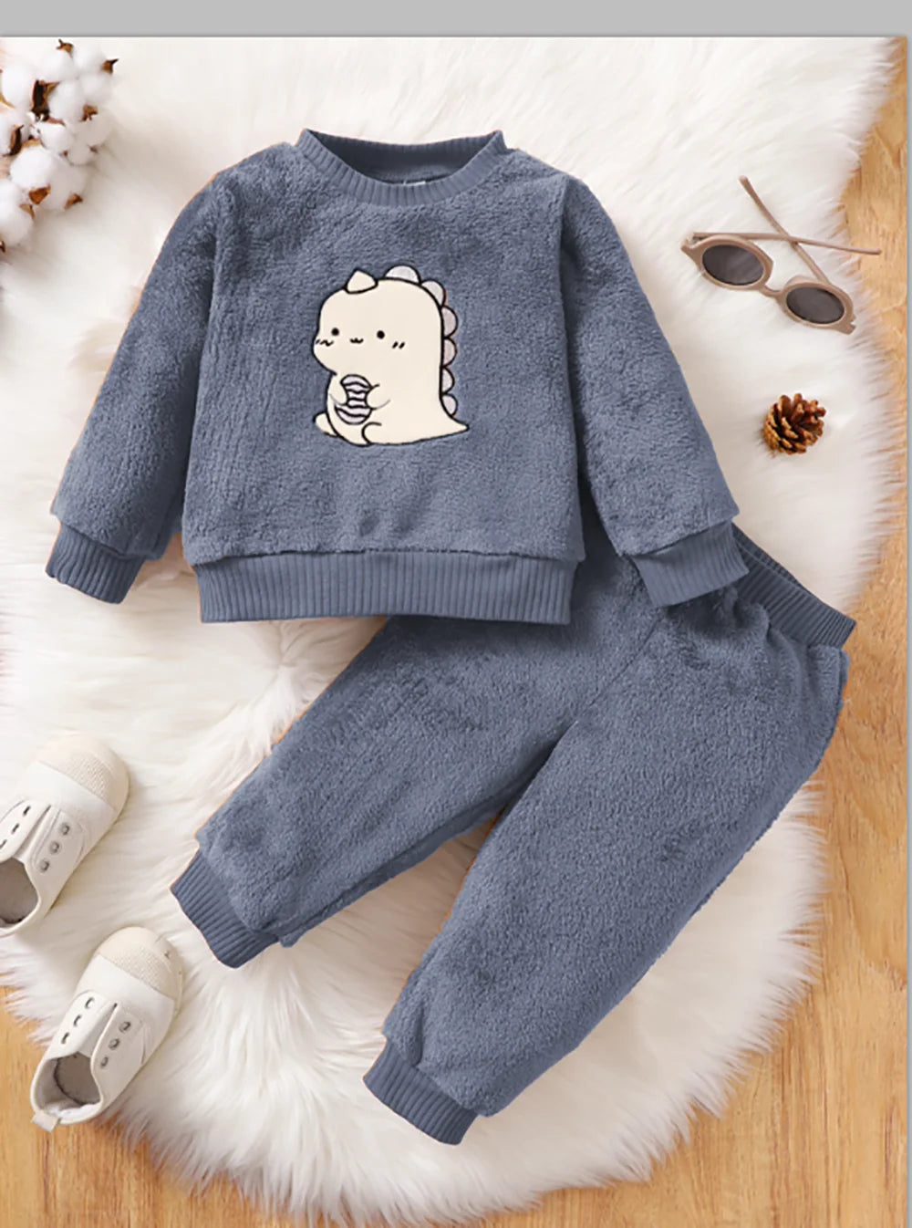 Cozy Dino Winter Suit for Babies