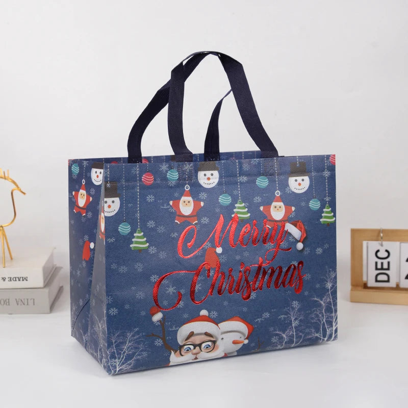 Kraft Christmas Gift Bags for Festive Packaging