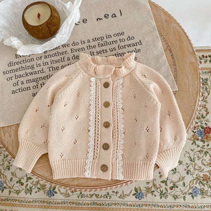 Autumn Baby Girl's Lace Cardigan