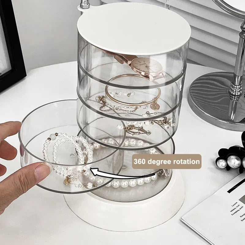 Rotatable Jewelry Organizer for Hair