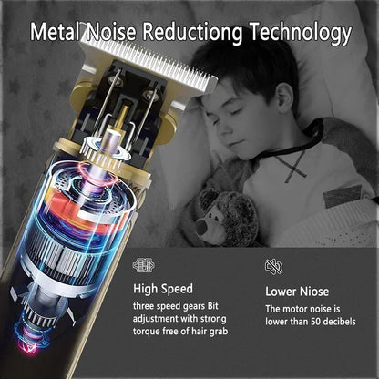 Rechargeable Electric Shaver for Men - T9 Hair Cutting Machine