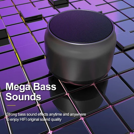 New Bluetooth Speaker Portable Subwoofer Colorful Lights