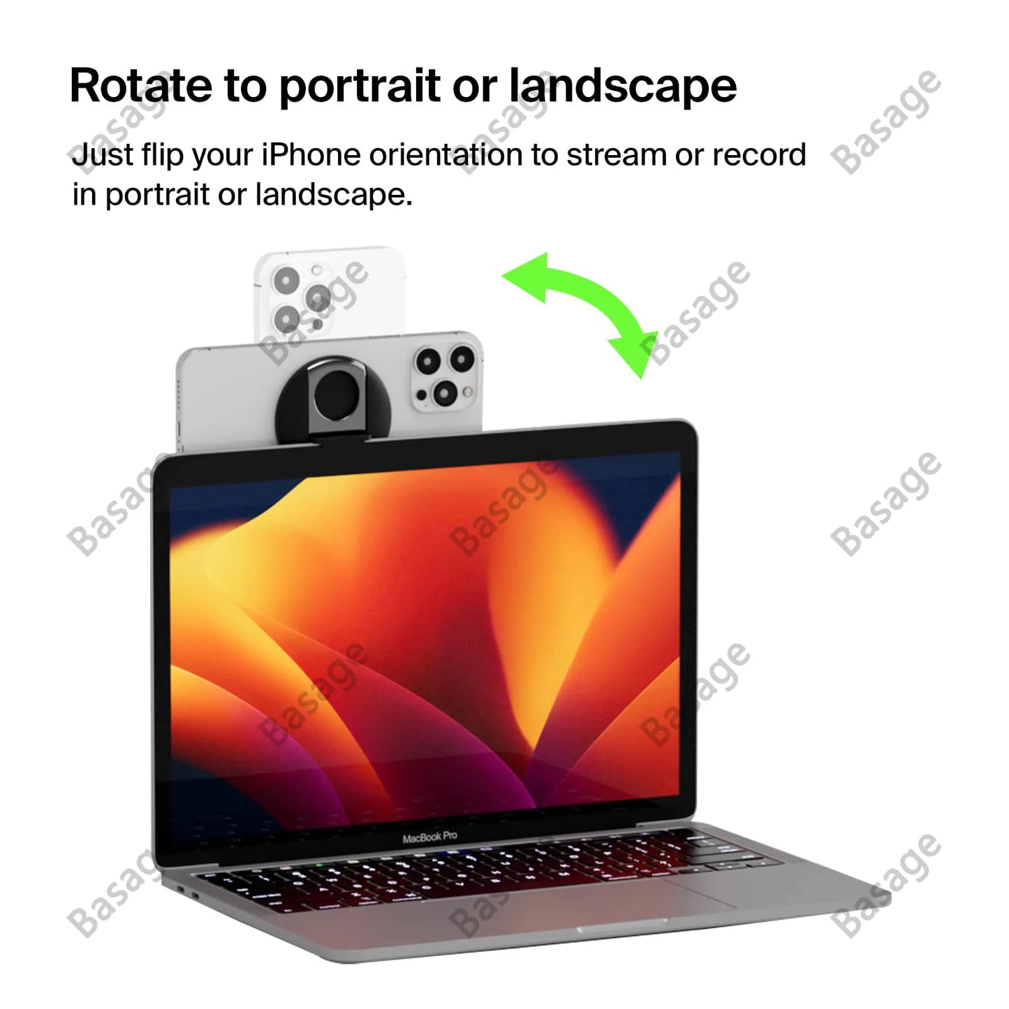 Support de webcam pour MacBook et iPhone
