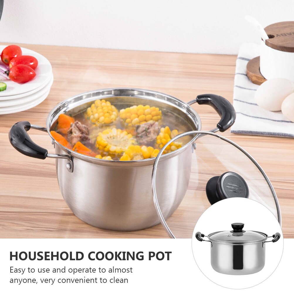 Stainless Steel Cookware Set with Lid