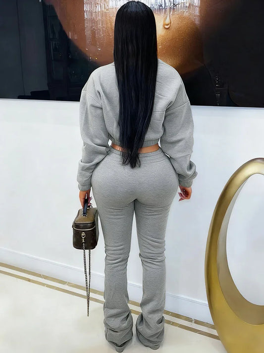 Ensemble de vêtements de sport décontractés chic, survêtement de printemps pour femme
