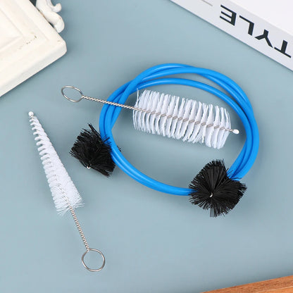 Nylon Trumpet Maintenance Kit - Bendable Brush Set for Cornet Cleaning