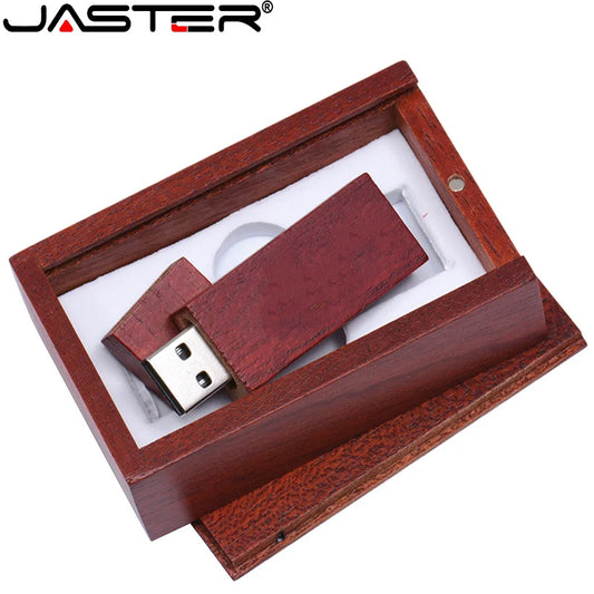 Wooden/Bamboo USB 2.0 Flash Drive - 4GB to 128GB（No customized logo）