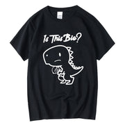 XIN YI Men's T-shirt Top Quality 100% cotton cool Funny dinosaur design printing o-neck men tshirt cool t-shirt male tees shirts