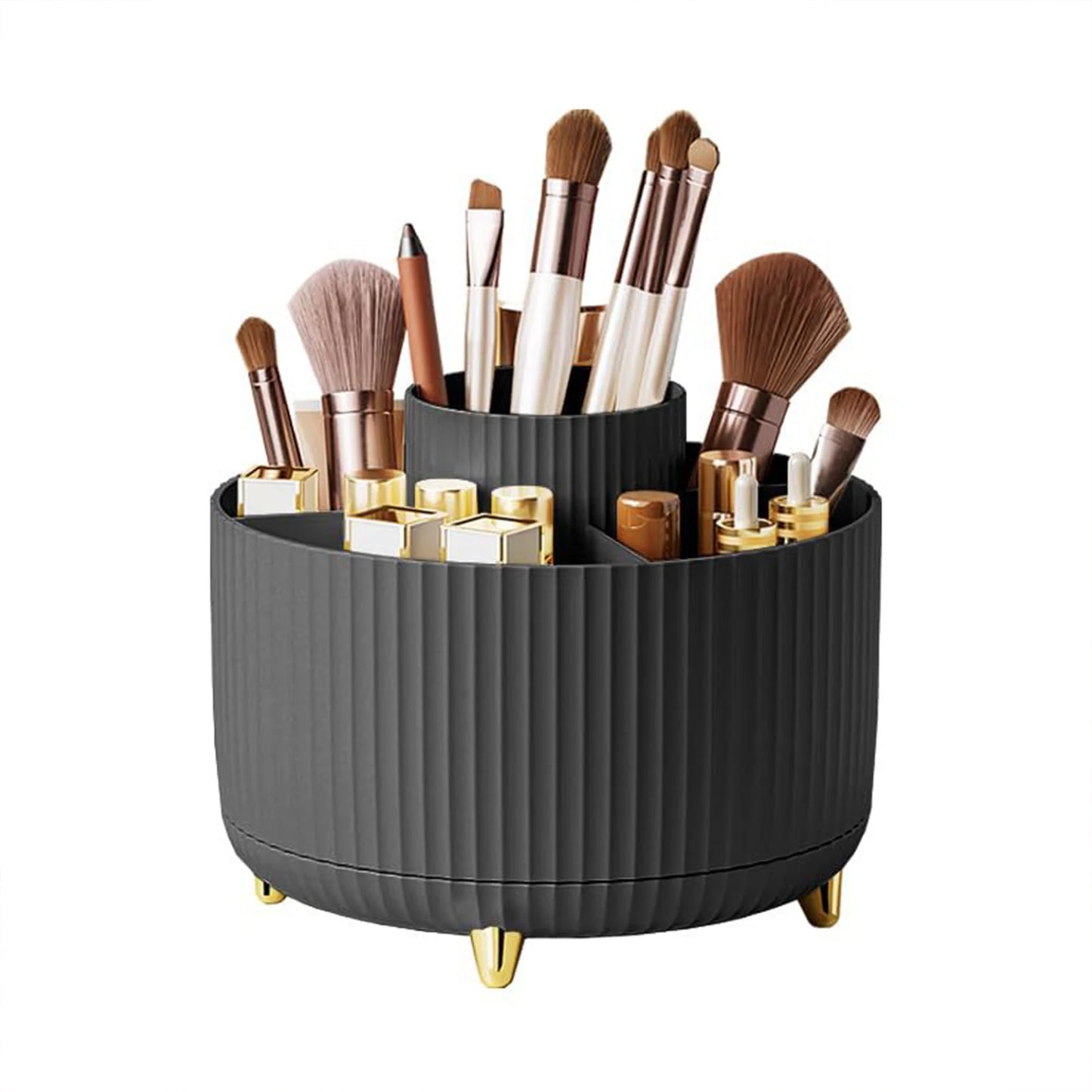 Rotating Cosmetic Brush Storage Box