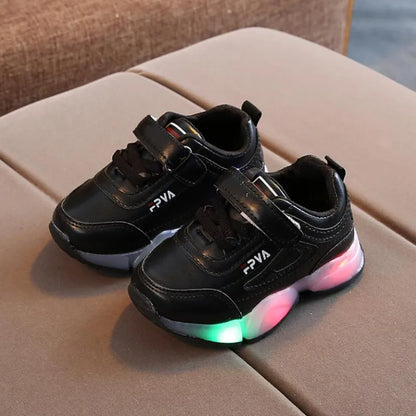 Chaussures LED respirantes et lumineuses pour enfants
