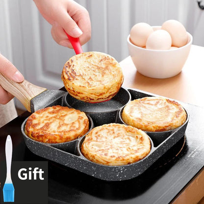 4-Hole Non-Stick Omelet Pan