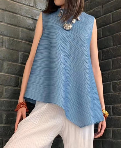 Summer Pleated Tops: Korean Aesthetic