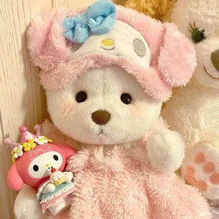 Ensemble poupée et vêtements en peluche Little Bear