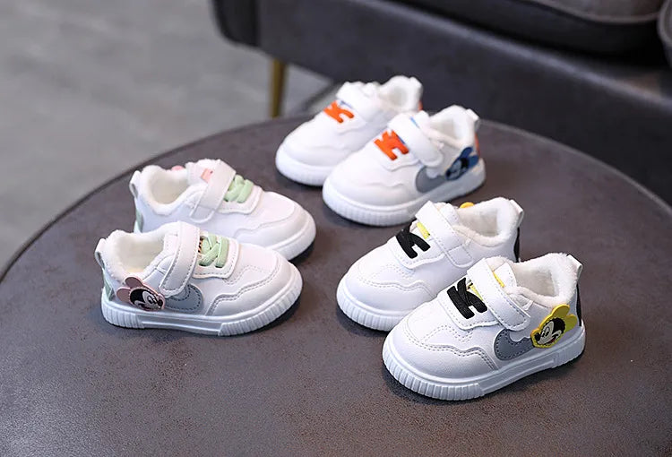 Chaussures décontractées blanches pour bébé garçon fille