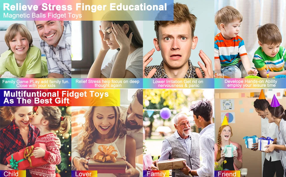 Stylo magnétique multifonction – Cadeau anti-stress 