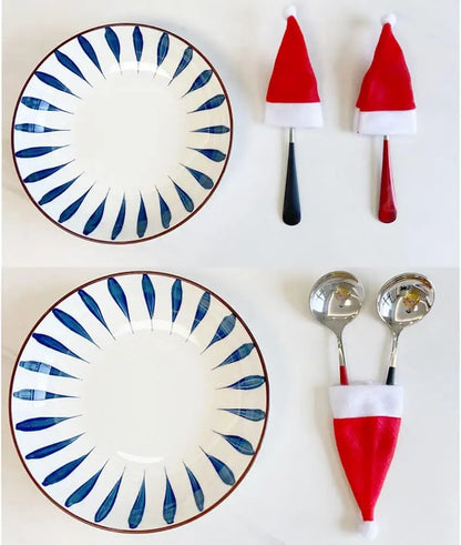 Sacs porte-vaisselle pour chapeau de noël, pour décoration festive