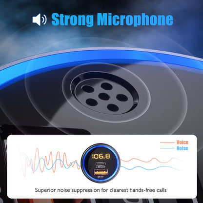 Transmetteur FM Bluetooth 5.1 avec PD 20 W et chargeur QC3.0