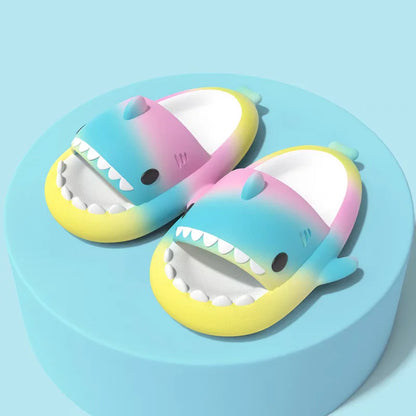 Shark-Hausschuhe, rutschfeste, einfarbige EVA-Schuhe