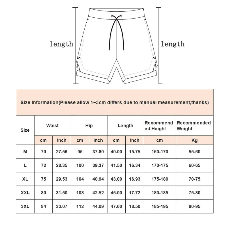 Men Running Shorts Sportswear