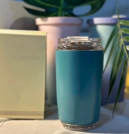 Tragbare 240-ml-Kaffeethermoskanne aus Edelstahl – auslaufsicherer Reisegetränkebecher