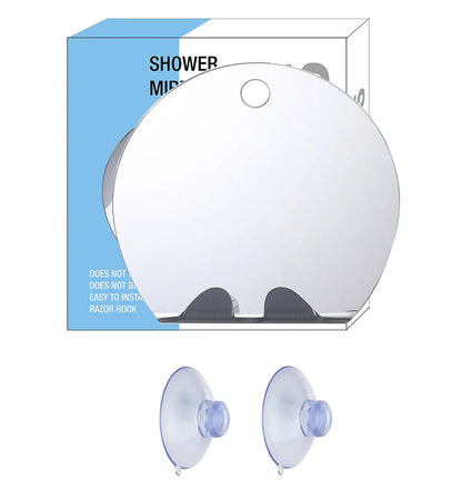 Fogless Shower Mirror & Grooming Essentials Set