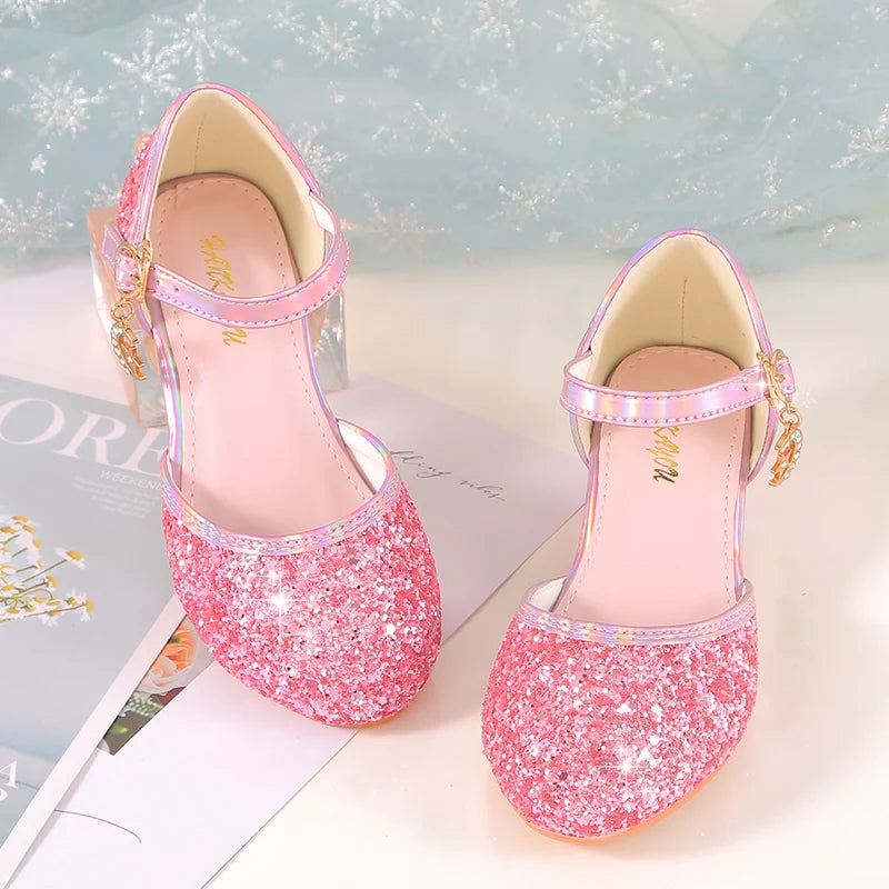 Atmungsaktive Prinzessinnenschuhe für Mädchen – Weiche Kindersandalen