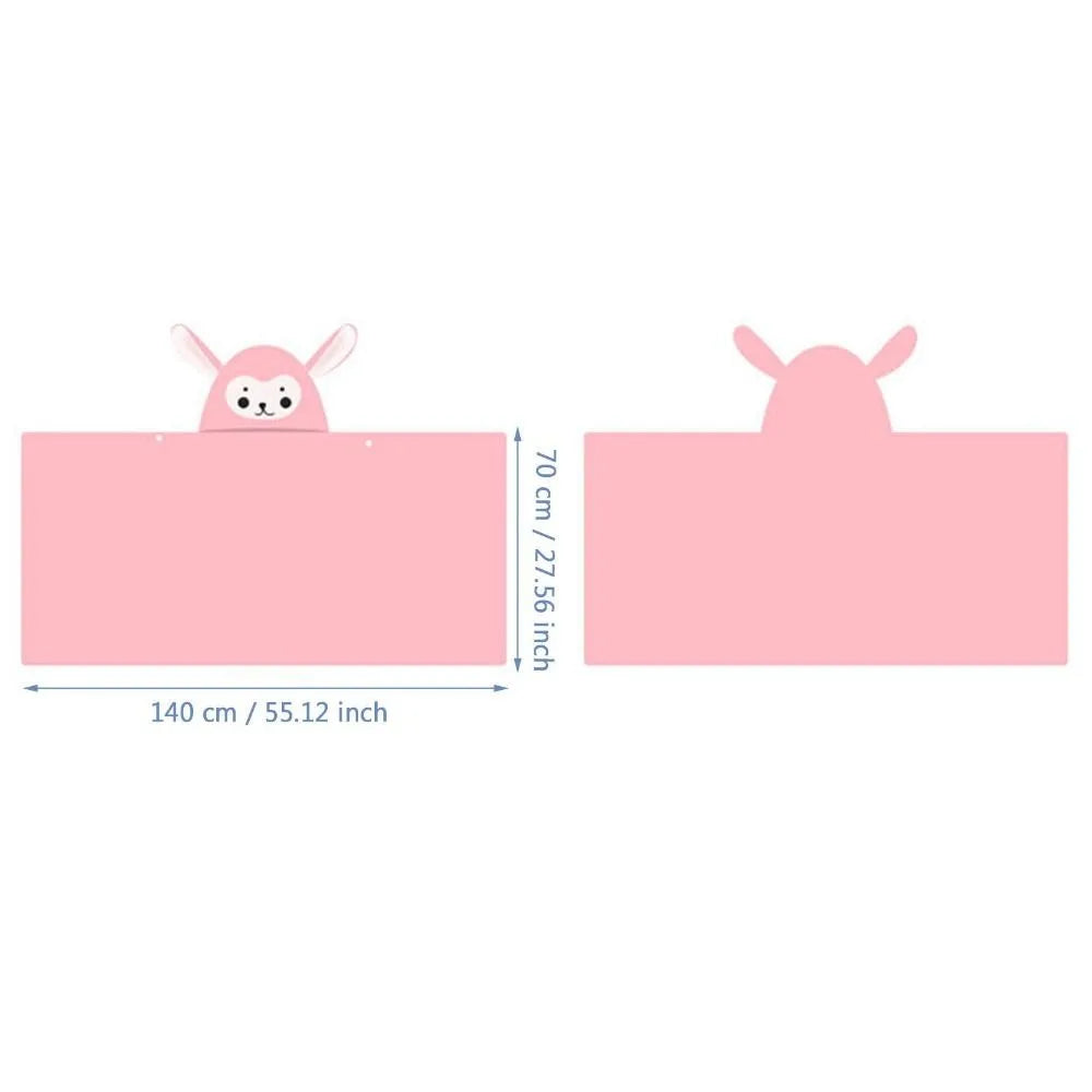 Serviette de bain pour bébé animal de dessin animé - Absorbante et douce
