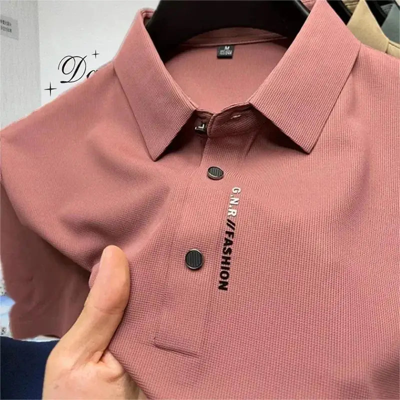 Solides, atmungsaktives Business-Casual-Poloshirt für den Sommer