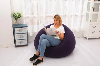 Canapé gonflable en PVC, chaise longue simple chaude pour le salon