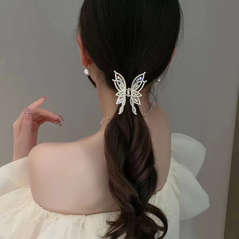 Elegante Schmetterlings-Haarspange